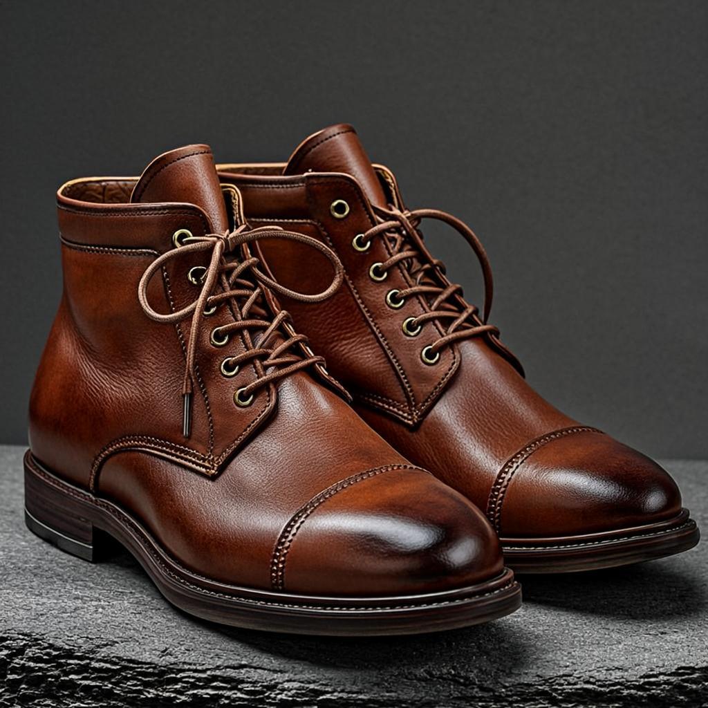 Bottines Augusta - Chaussures ASMAO STYLE CUIR
